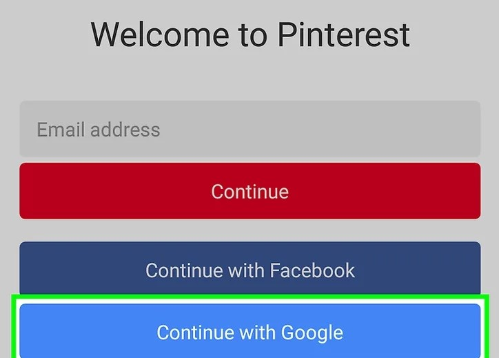 Pinterest Ads login