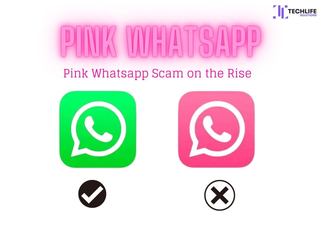 Pink whatsapp